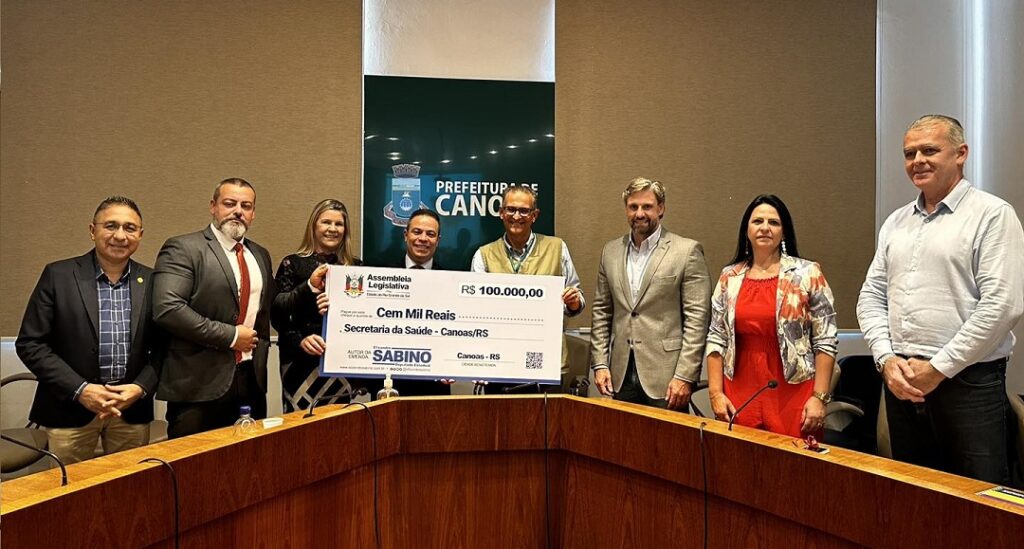 Deputado Sabino destina emenda parlamentar de 100 mil reais para Canoas