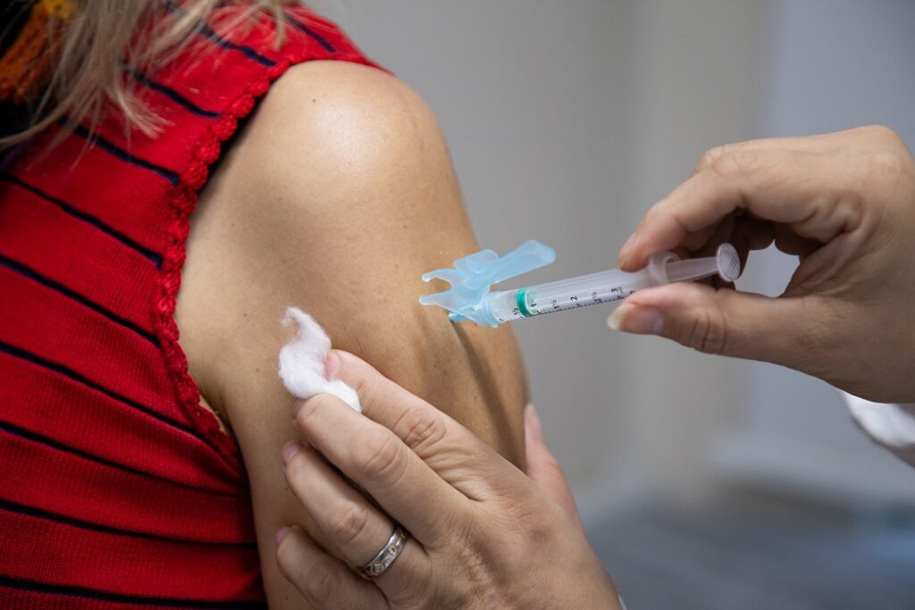 Vacinação contra covid em Canoas - Foto: Gustavo Garbino