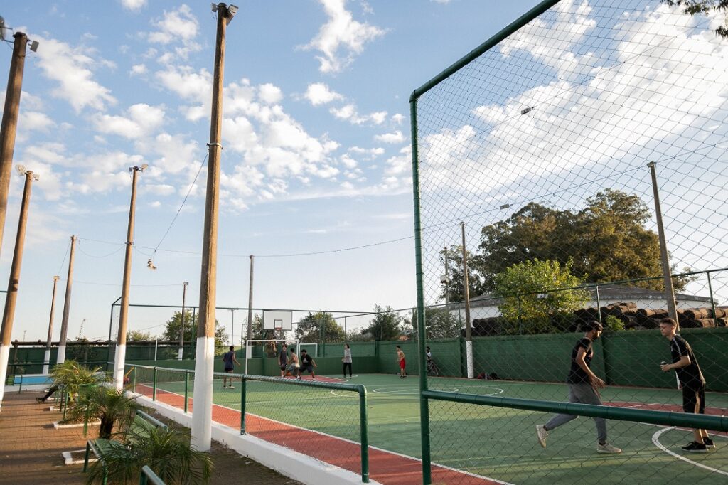 Praça Antônio Vianna é entregue reformada aos moradores do Guajuviras/Foto: Pamella Mendes