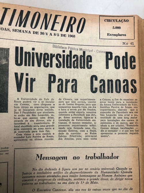 jornal O Timoneiro - 1967