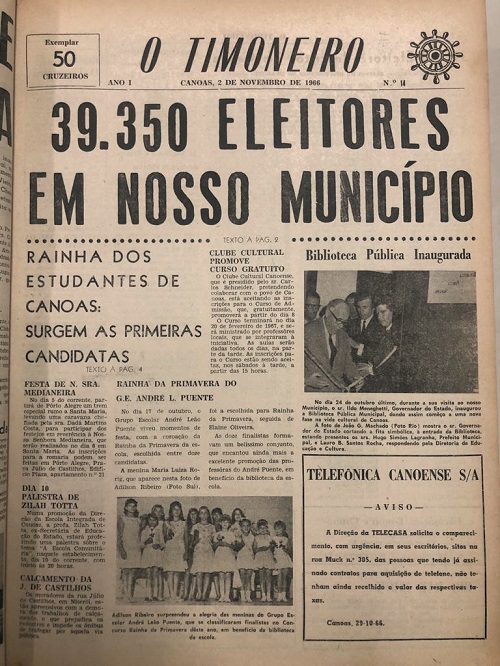 jornal O Timoneiro - 1967