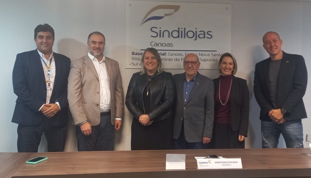 Diretoria do Sindilojas realiza reunião para debater ampliação dos serviços do Sesc em Canoas