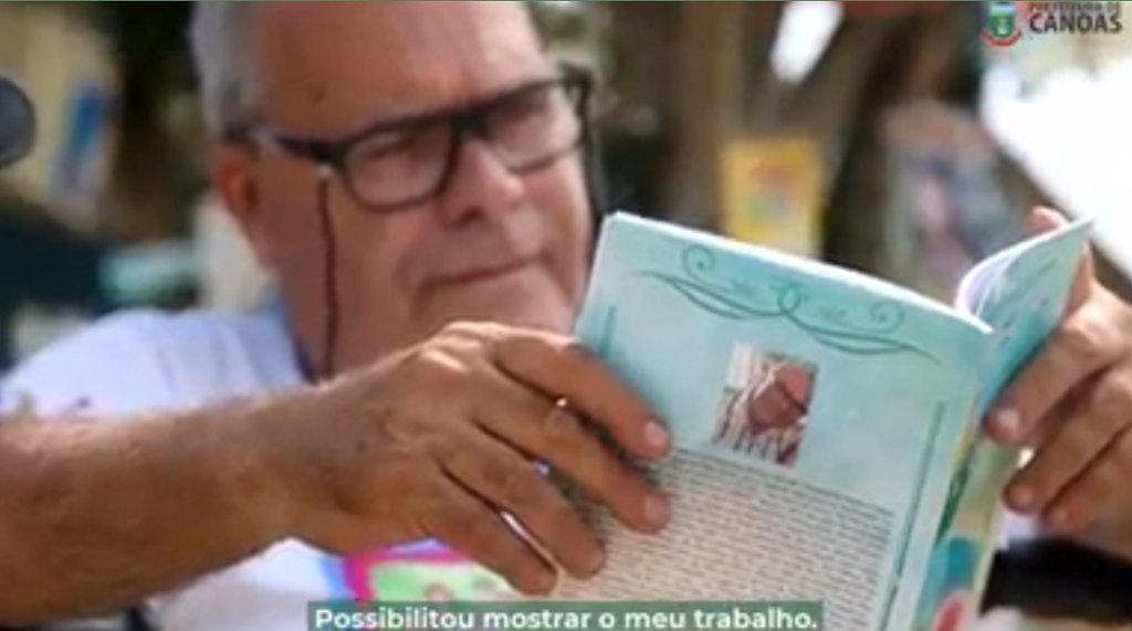 Escritor canoense Jairo Souza foi um dos contemplados pelo Microcrédito Cultural 2021