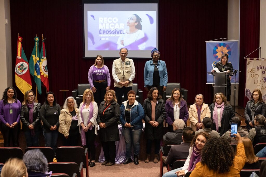 Agosto Lilás e celebração à Lei Maria da Penha têm evento com painel e programão para todo o mês em Canoas/Foto: Pamella Mendes