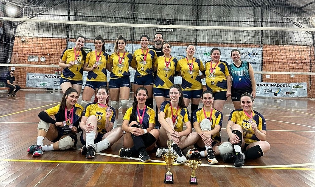 Time feminino de vôlei de Canoas é vice-campeão no Torneio Aberto de Portão
