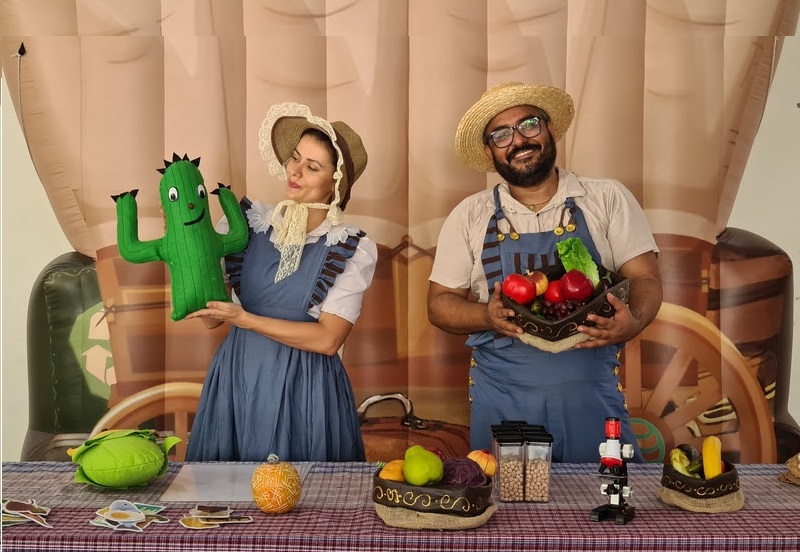 Espetáculos gratuitos em escolas de Canoas abordam a importância e origem da agricultura