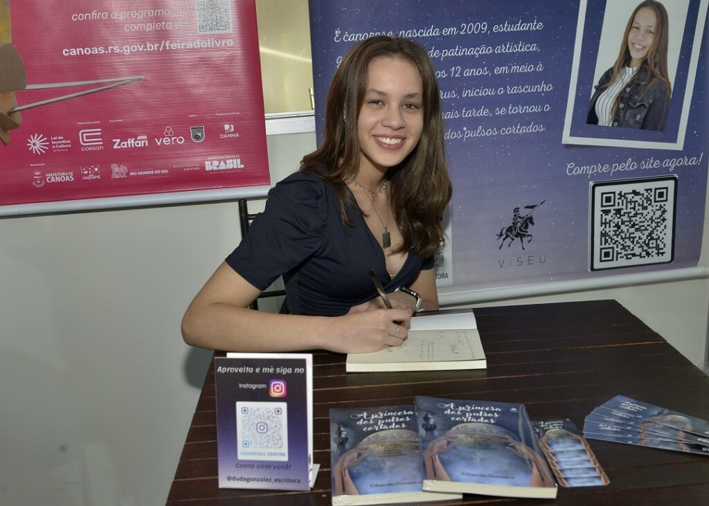 Duda Gonzalez abre caminho para uma nova geração de escritores canoenses - Foto: Ageu Cardoso