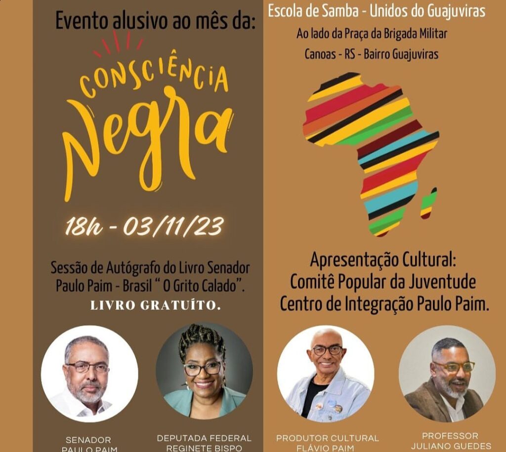 Gabinete do senador Paim realiza evento alusivo ao Mês da Consciência Negra no Guajuviras