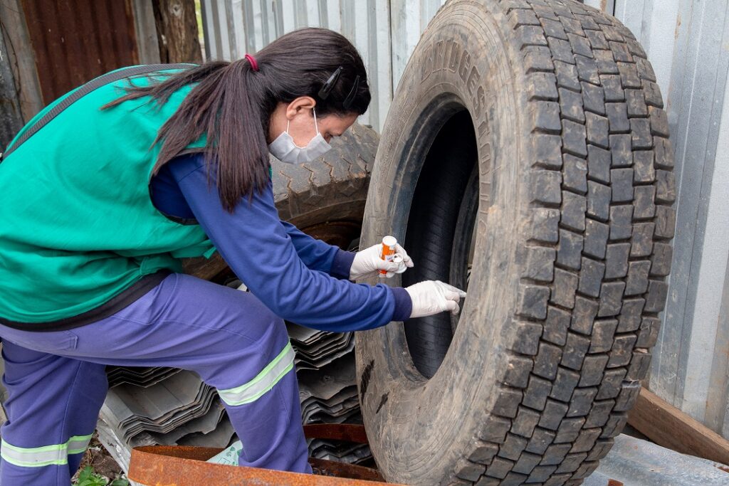 Bairro Mathias Velho tem alerta para iminente surto de Dengue - Foto: Guilherme Pereira