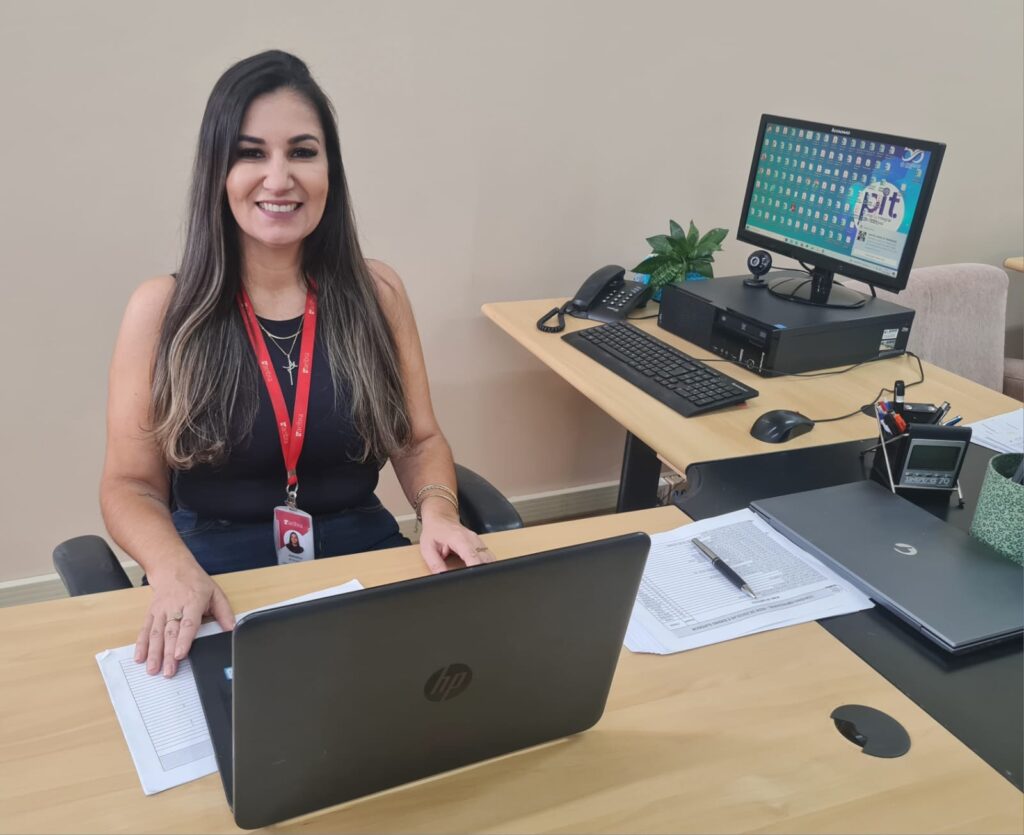 Coordenadora de Convênios e Estágios da AELBRA, Fernanda Matos Souz