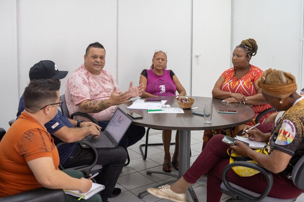 Representantes das Escolas de Samba de Canoas se reúnem para planejar Carnaval 2024 – Foto: Amanda Furtado
