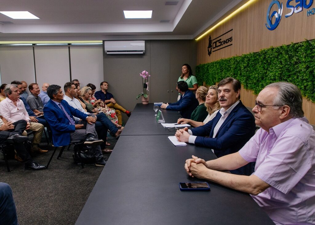 Primeira reunião executiva da Cics Canoas do ano recebe secretário municipal para falar sobre Panorama da Saúde - Foto: Amanda Furtado