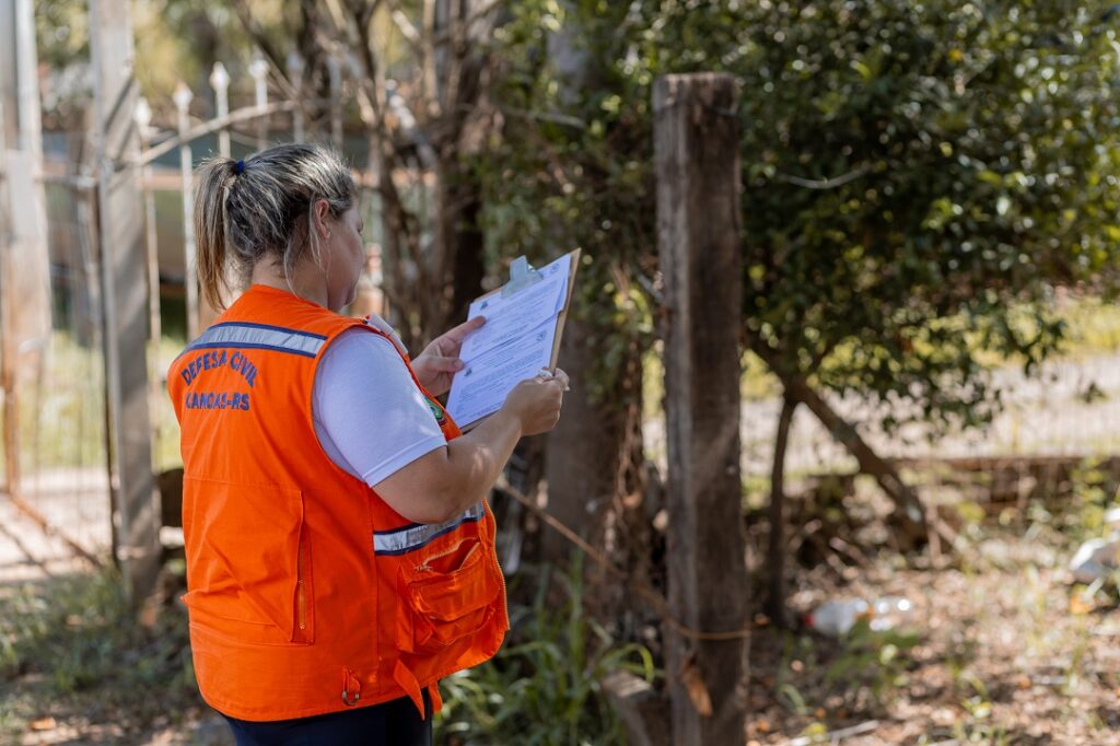 Defesa Civil inicia segundo dia de cadastro de moradores para Saque Calamidade referente às cheias de novembro - Foto: Renan Caumo
