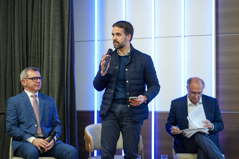 Vice-presidente Geraldo Alckmin participa de reunião sobre demandas do RS na economia - Foto: Maurício Tonetto/Secom