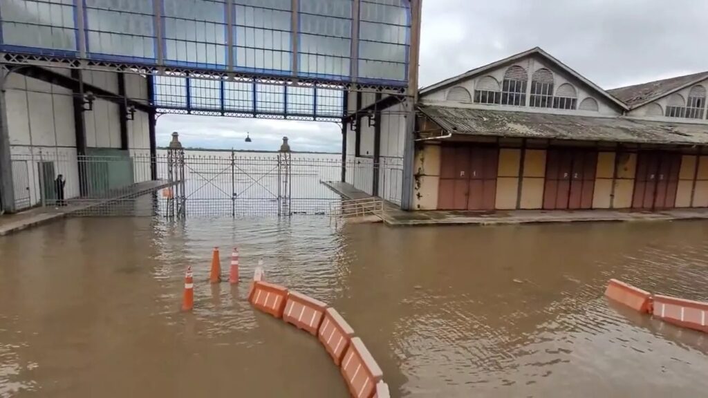 Nível do Guaíba atualizado, terça-feira, 25