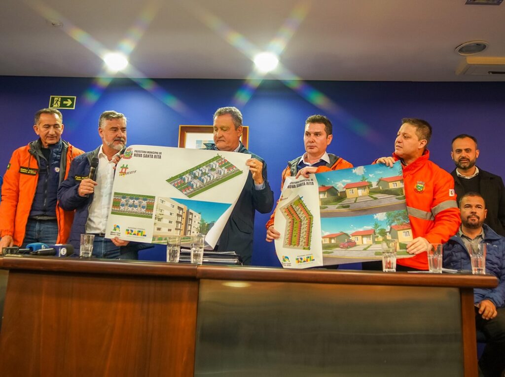 Protocolado projeto para construção de 219 moradias para famílias atingidas em Nova Santa Rita - Foto: Alan Cardoso/PMNSR