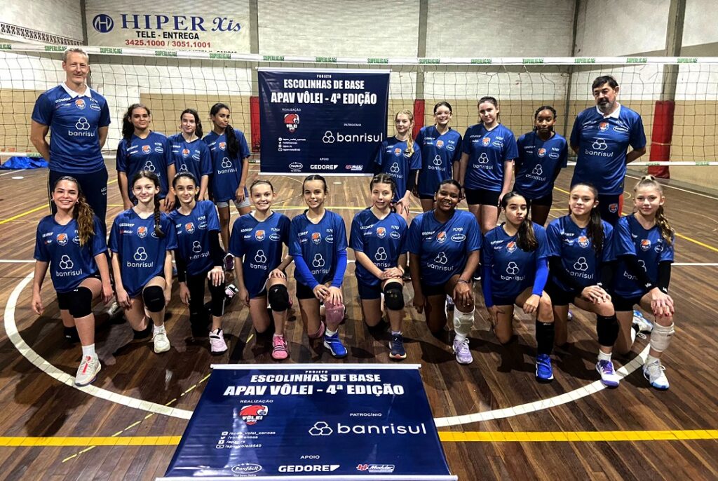 APAV inicia projeto com aulas gratuitas de vôlei em Canoas em novo local