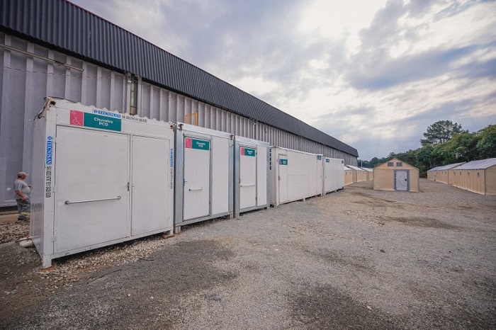 Inaugurada primeira ‘Cidade provisória’ com tem 126 casas em Canoas- Foto Joel VargasAscom GVG