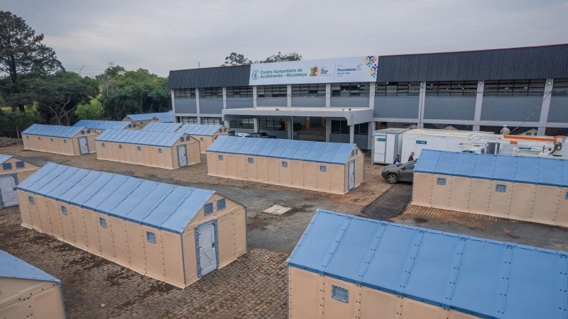 Inaugurada primeira ‘Cidade provisória’ do RS com126 casas em Canoas - Foto: Joel Vargas/Ascom GVG