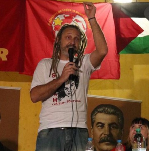 Luciano do MLB (UP) com a vice Amanda Benedett (UP)