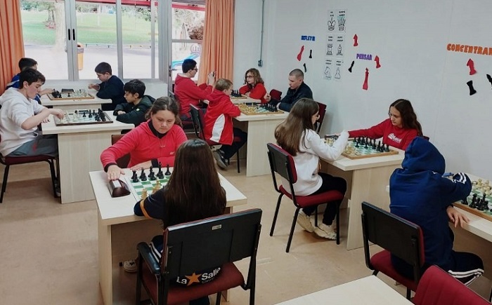 Torneio de xadrez no Cergs - Foto Divulgação Telos