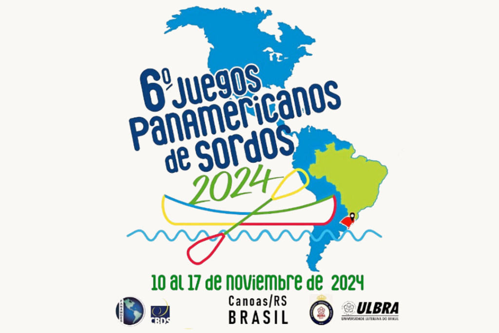 Canoas sediará a 6ª edição dos Jogos Pan-americanos de Surdos 2024, com a participação de 18 países
