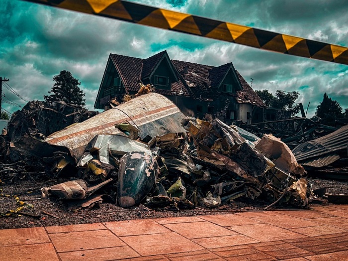 Acidente aéreo vitimou dez pessoas em Gramado, no domingo (22) - Foto: Júlia Chagas/Ascom SSP