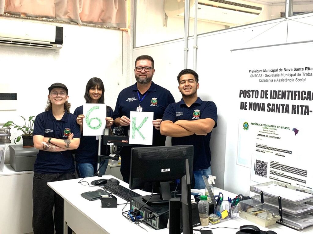 Nova Santa Rita emite 6 mil novas carteiras de identidade em 2024