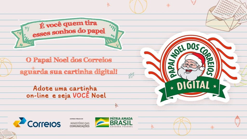 Papai Noel dos Correios campanha é prorrogada até o dia 13 de dezembro no Rio Grande do Sul
