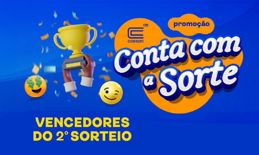 Segundo sorteio de R$ 155 mil em prêmios do Conta com a Sorte Corsan tem nove ganhadores na Região Metropolitana