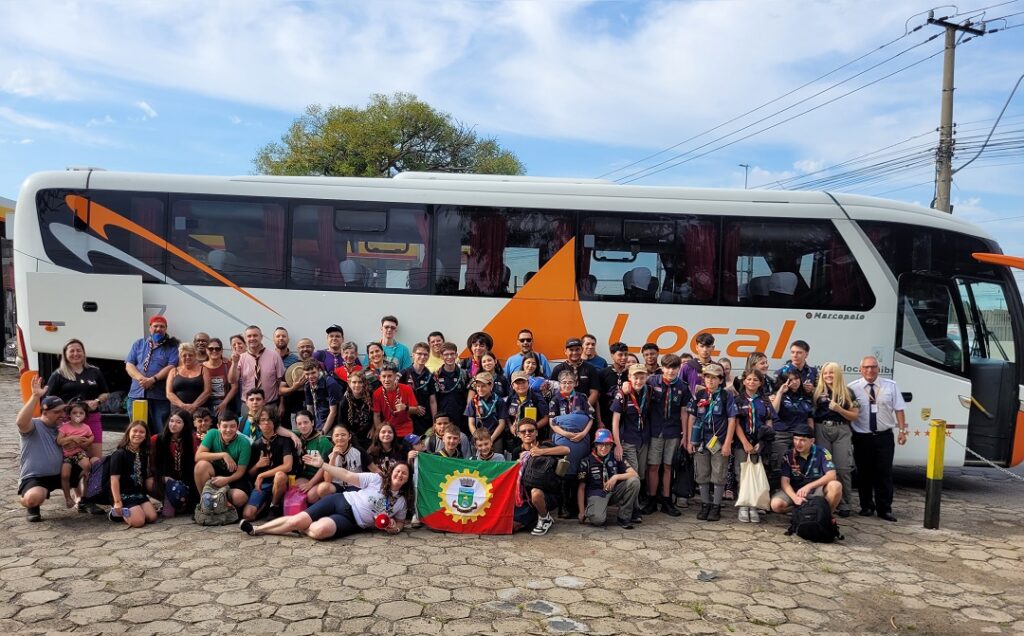 Escoteiros de Canoas participam do maior evento de 2025 no sul do Brasil