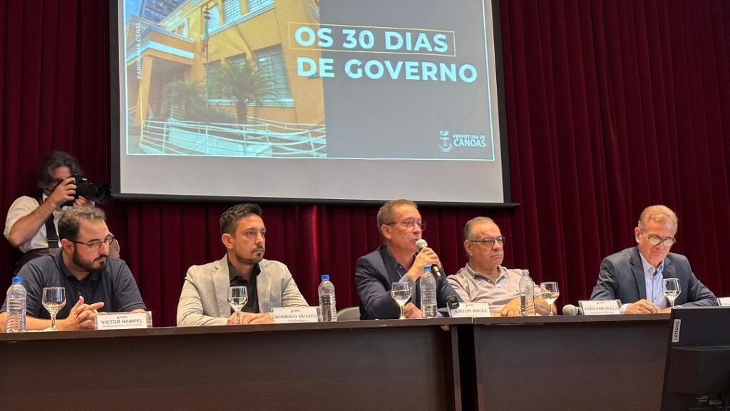 Prefeitura de Canoas faz balanço dos 30 dias de governo e afirma ter herdado déficit de R$ 350 milhões