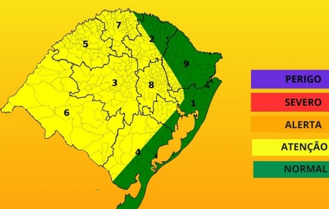 Sala de Situação e Defesa Civil do RS orientam para de temperaturas altas e baixa umidade relativa do ar