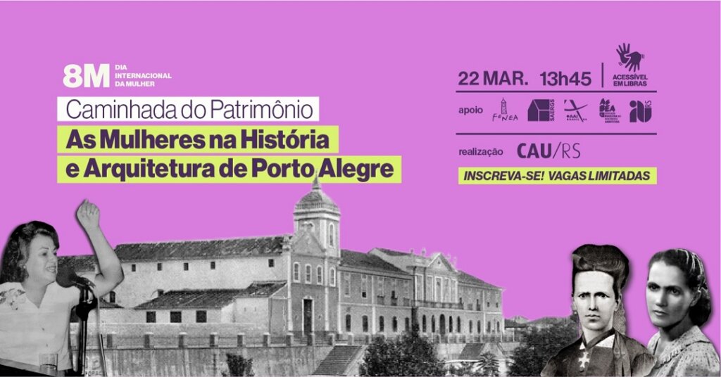 Caminhada destaca o papel das mulheres na história e arquitetura de Porto Alegre
