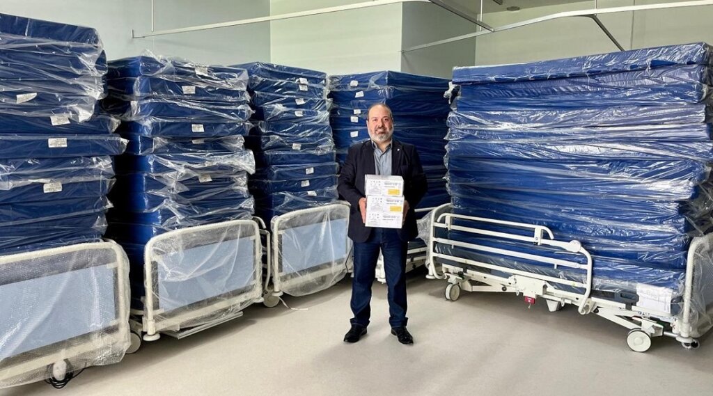 Em reforma, Hospital de Pronto Socorro de Canoas recebe doação de materiais hospitalares 