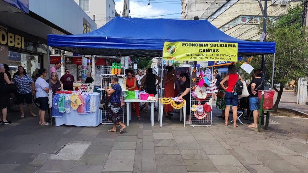 Semana de Economia Solidária acontece no Calçadão de Canoas; confira programação