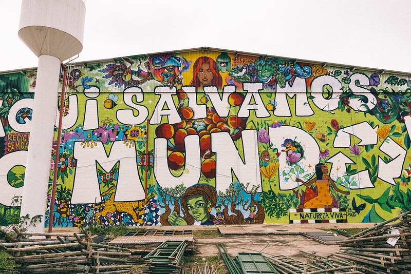 Arte pela reciclagem Canoas recebe o Pimp Nossa Cooperativa