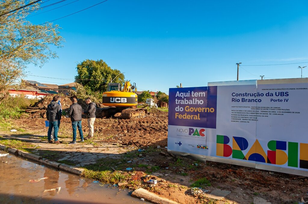 Construção da Unidade de Saúde Rio Branco tem ordem de início iniciada