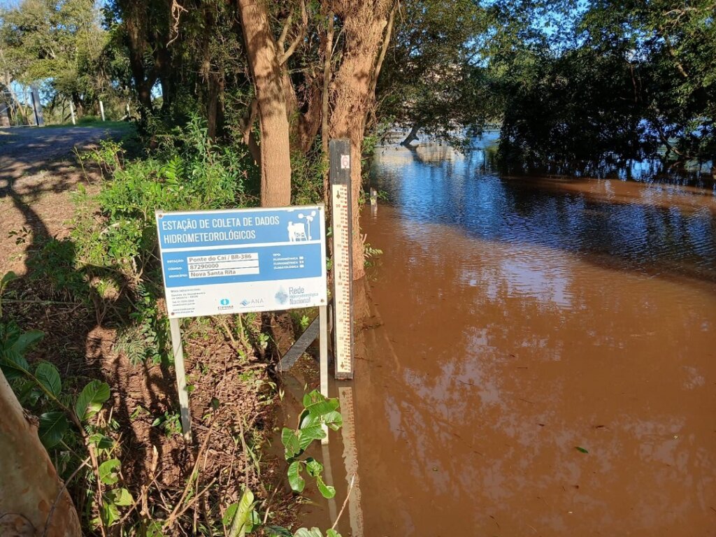 “Estamos atentos e prontos para agir” Nova Santa Rita emite alerta para possível cheia com chuvas intensas na Serra