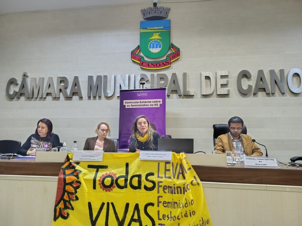 Comissão Externa ouviu rede de proteção às mulheres em Canoas
