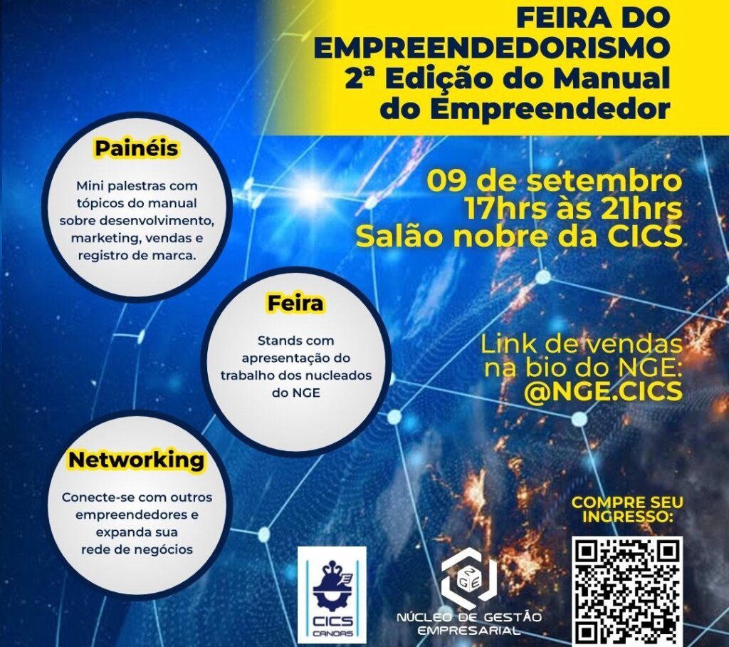 Canoas recebe 2ª edição da Feira e Workshop Manual do Empreendedor em setembro