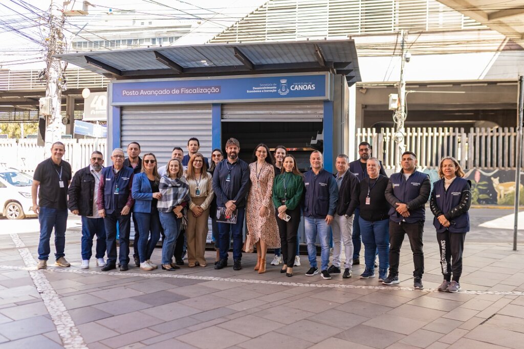 Posto Avançado de Fiscalização é inaugurado no Calçadão de Canoas