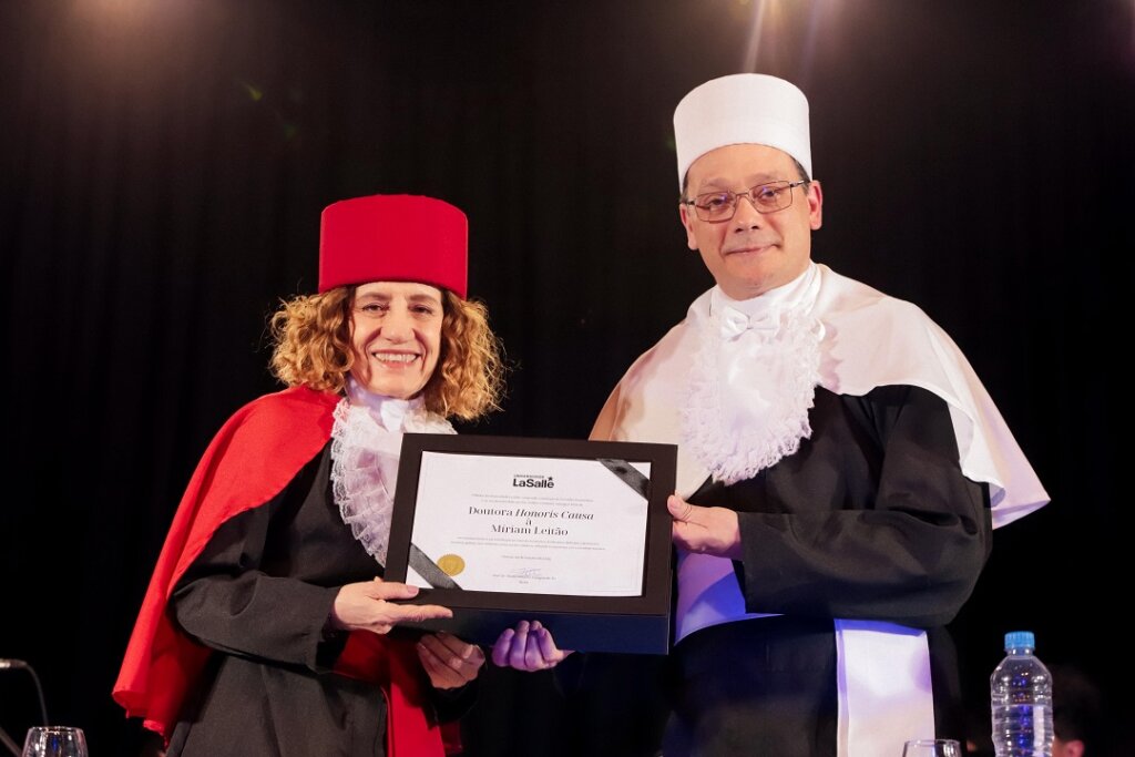 Unilasalle concede título de Doutora Honoris Causa à jornalista Míriam Leitão